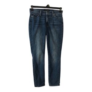 Lucky Brand Hayden Crop Women's Med Wash Blue Jeans Size 2 Mid-rise